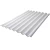 Corrugated Roof Sheet [Shinko Zinc] Thickness  0.3 mm Length  6 meter White Color